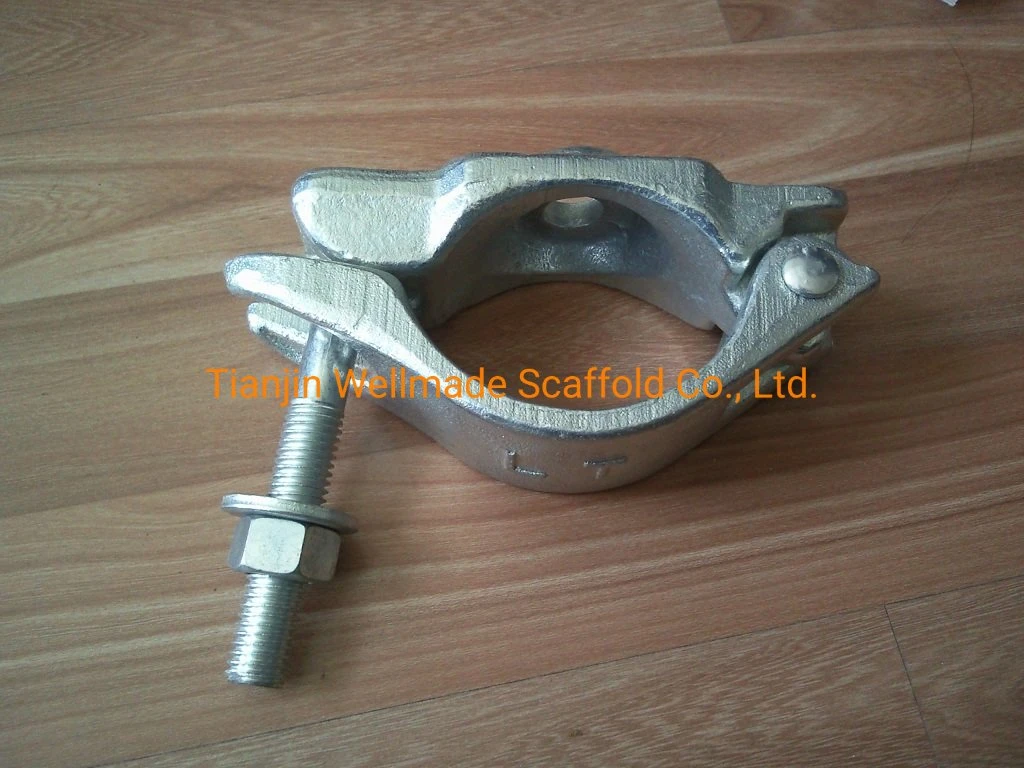 BS1139 En74 Construction Tube Fixed Clamp Pipe Fittings Forged Double Swivel Board Putlog Coupler Scaffolding