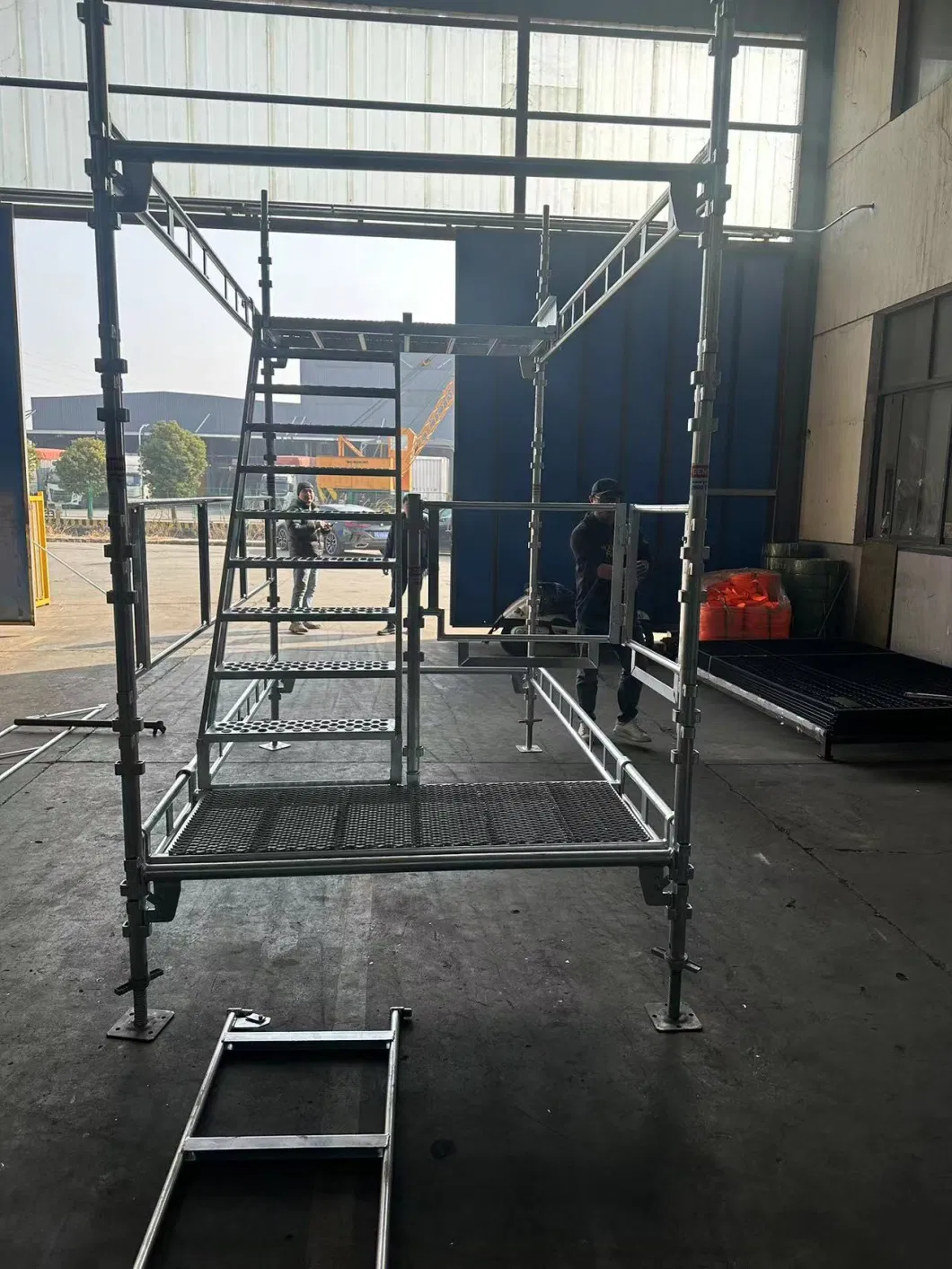 North Europe/Nordic Euro Hot Galvanized Haky/Haki Scaffolding/Scaffold Single Tube Beam Ledger Erb