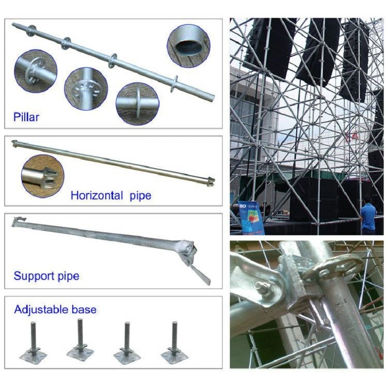 Heavy Duty Portable Aluminum Layer Scaffolding for Outdoor Concert