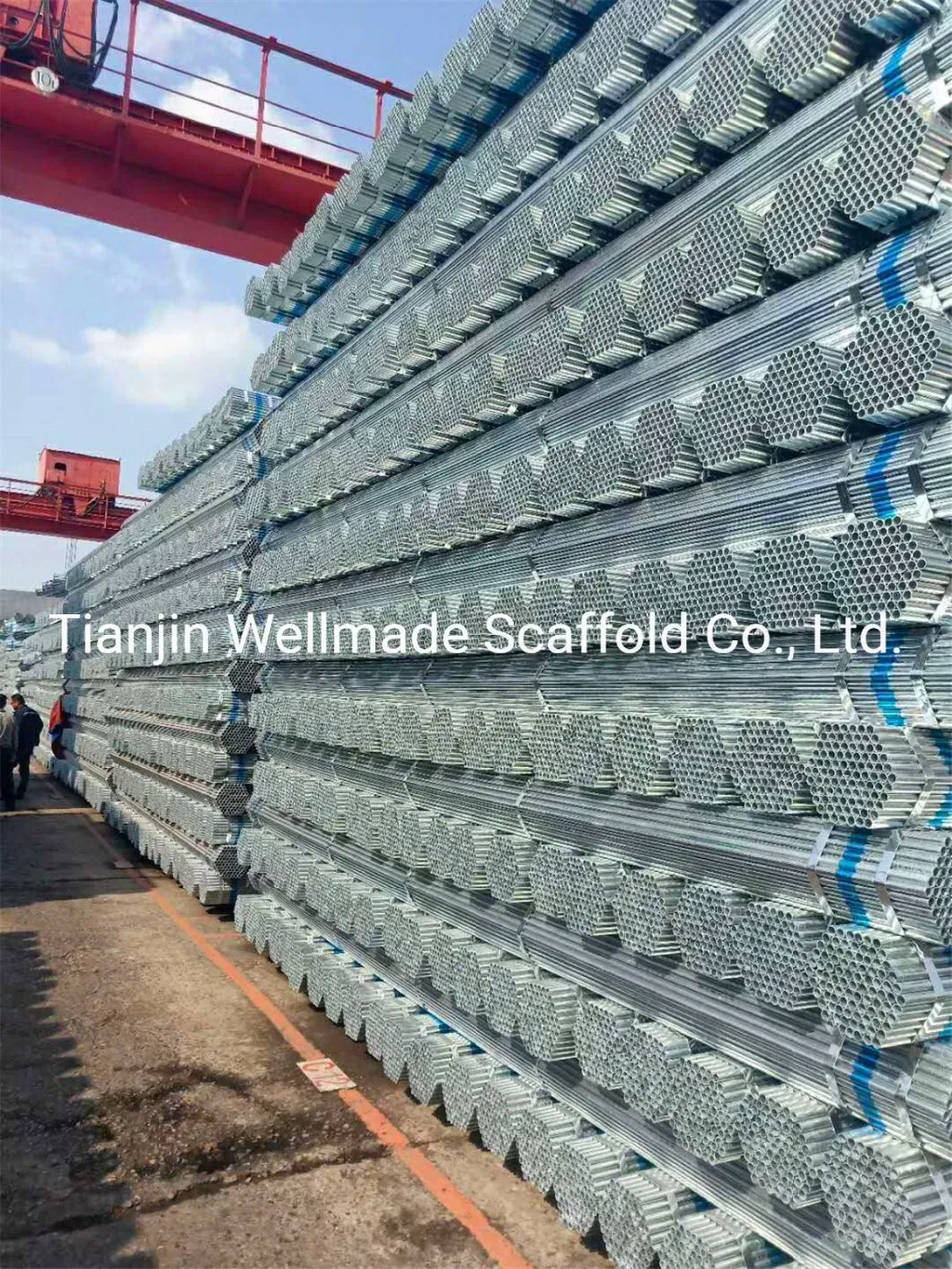 Galvanised Pipe Scaffolding Steel Tubes Oil Gas Suspended Industrial Scaffolding High Quality