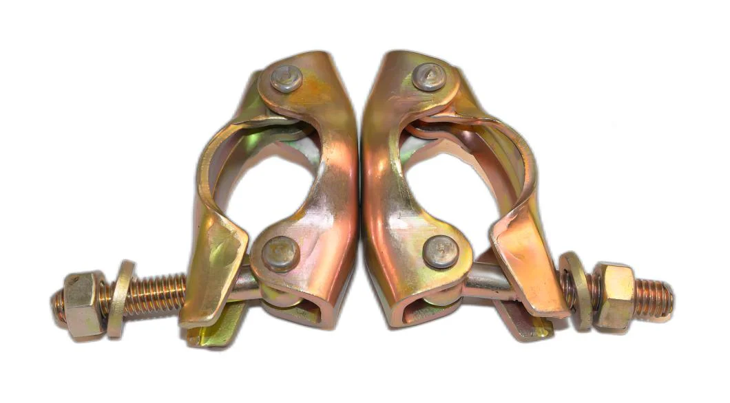 BS Type Scaffolding Pressed Swivel Coupler with Colour Zinc for Construction