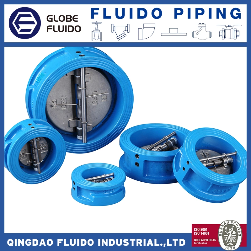 Cast Ductile Iron Flanged Dual Plate Check Valve Flap Valve Swing Ball Type Check Valve