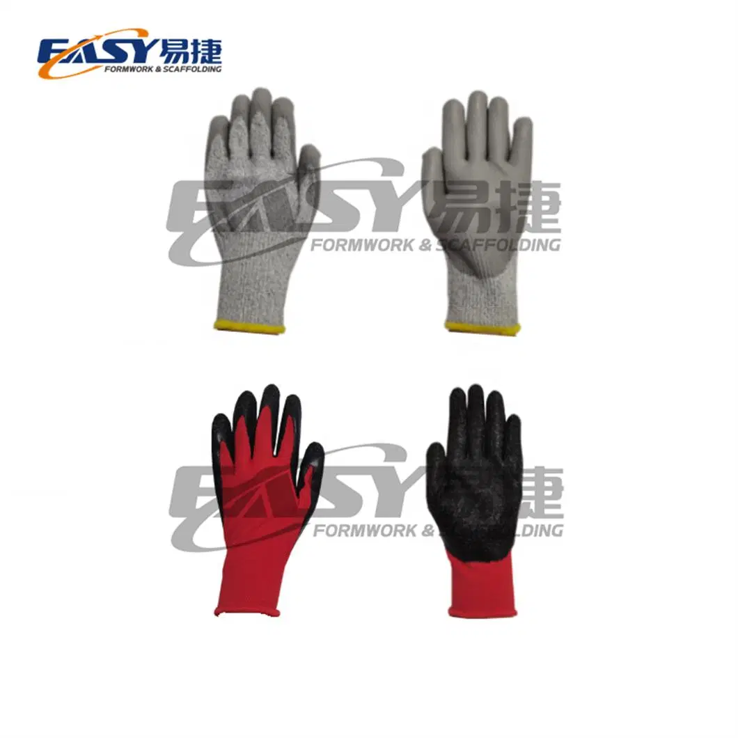 Easy Scaffolding M/L Scaffold Safety Latex Cut Resistant Hand Gloves for Constructuon
