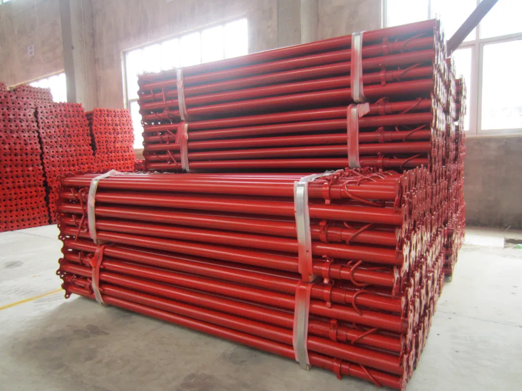 Q235 Galvanized Powder Coated Light Duty Heavy Duty Adjustable Shoring Scaffolding Steel Props for Construction