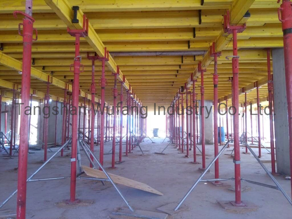 Painted Galvanised Formwork Deck Support Telescopicos Puntales Metalicos Scaffold Shoring Prop Adjustable Props Jack Scaffolding Steel Props