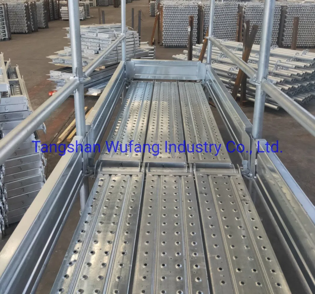 Factory Supply Cheap Scaffolding Walk Boards Galvanized Steel Catwalk Panel Price Scaffolding Platform Scaffold Plank with Hook