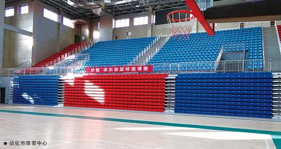 Retractable Seating System Floor Mounted Seating with Anti-Skid Strips
