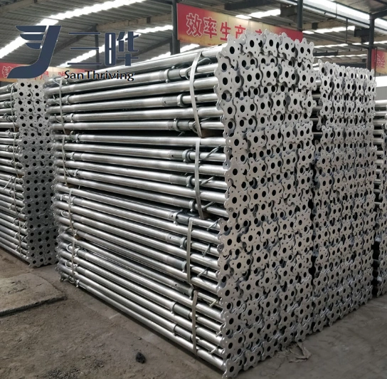 Heavy Duty Galvanized Adjustable Scaffolding Support Steel Shoring Pole/Props for Construction