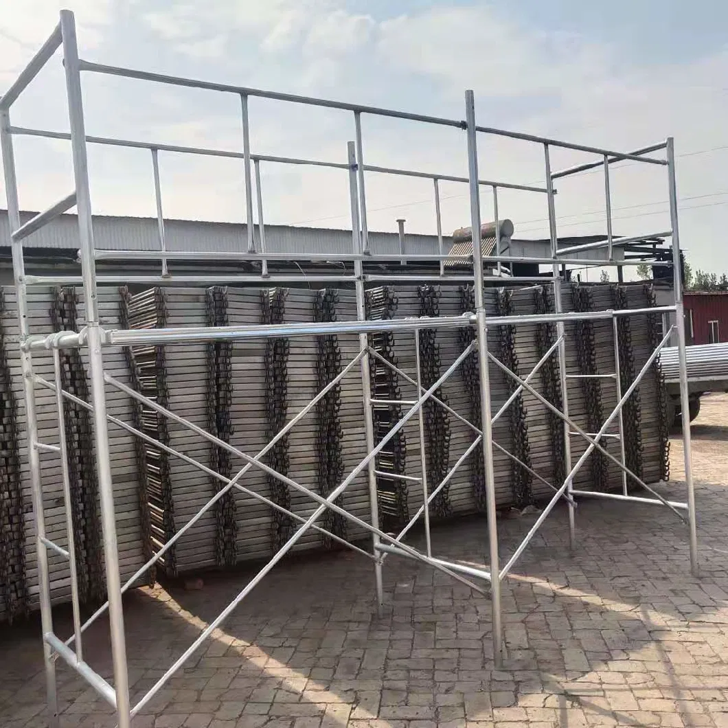 Galvanized Ladder Frame Scaffolding for Construction From China