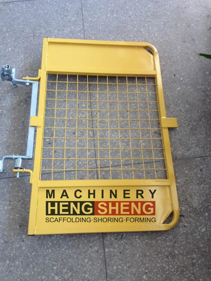 Ladder Access Safety Gate Self-Close Scaffolding Layher