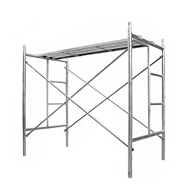 Portable Mobile Walk-Through Steel H Frame Scaffolding for Construction