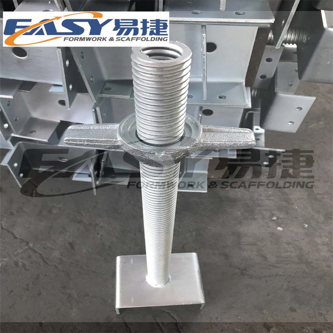 Easy Scaffold Hollow/Solid Base U Head Scaffolding Leveling Jack