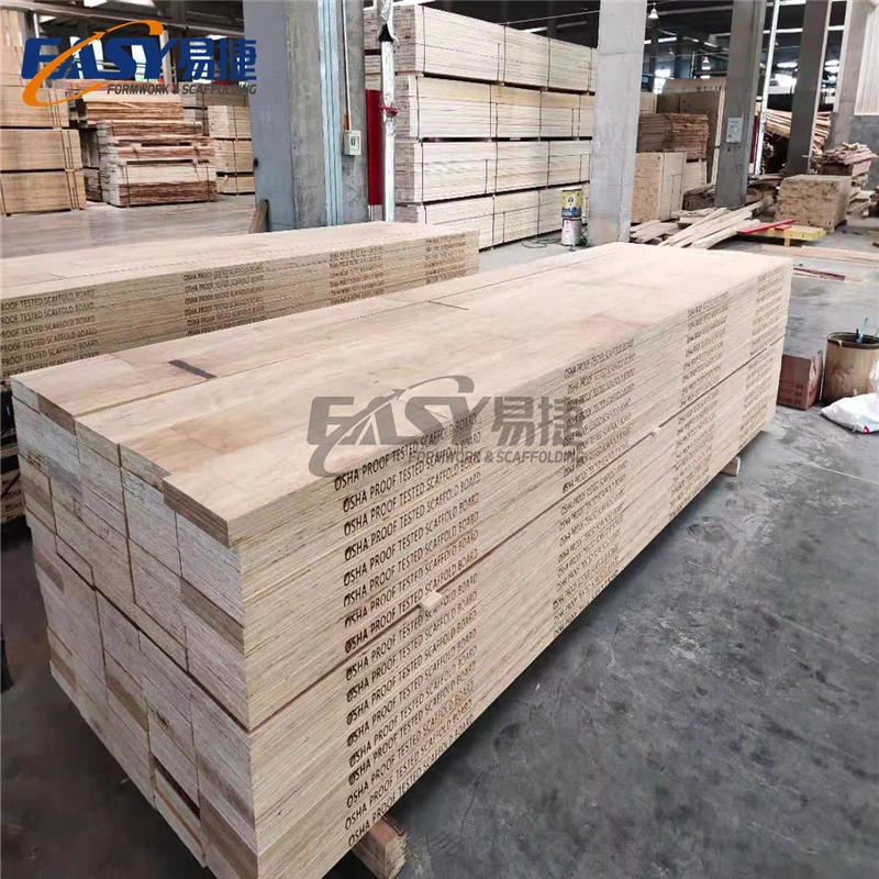 Easy Scaffolding Radiata Pine Osha AS/NZS1577 Standard Scaffolding LVL Plank Wooden Plank