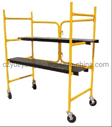 Scaffold System-Steel Mini Folding Mobile Scaffolding