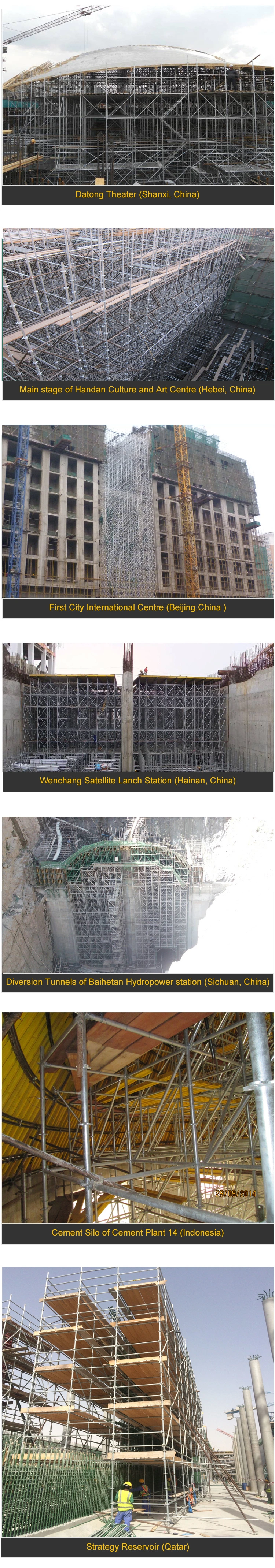 Heavy Load Ringlock Scaffold Formwork Telescopic Scaffolding Prop Falsework