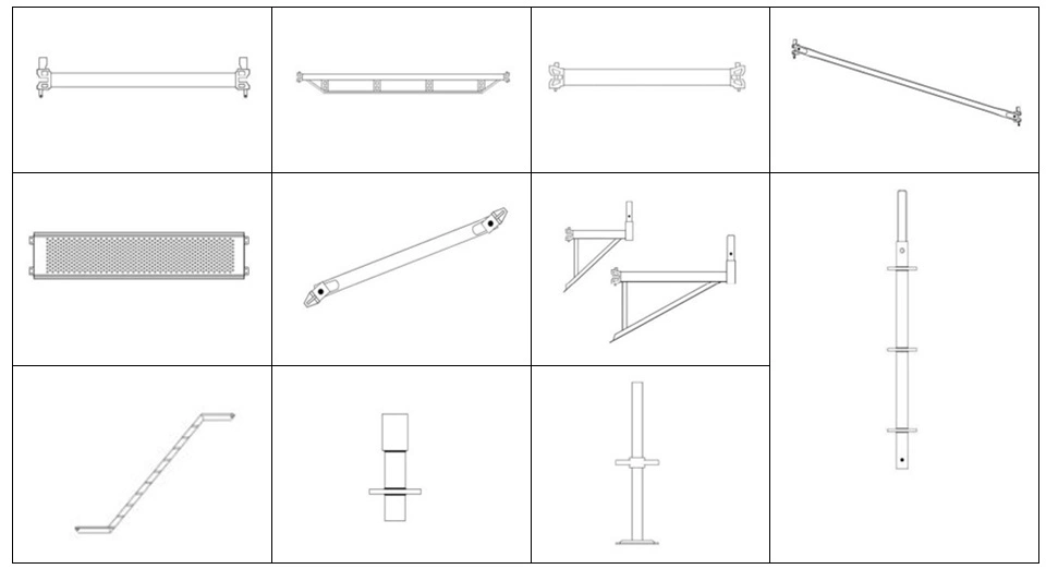 Modular Ringlock Scaffolding with European Cerification High Quality Q355