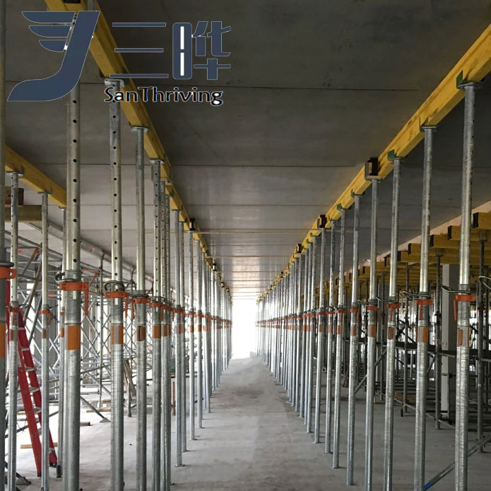 Heavy Duty Galvanized Adjustable Scaffolding Support Steel Shoring Pole/Props for Construction