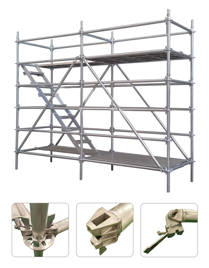 China Adjustable Steel Prop Construction Material Folding Scaffolding