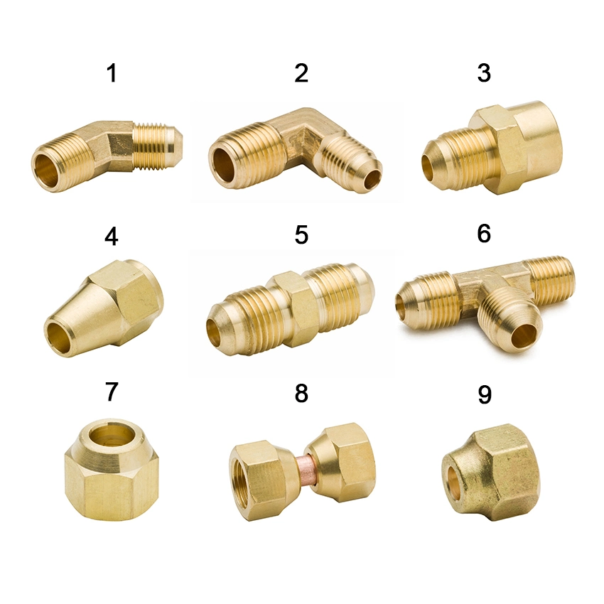 China Customized OEM Brass Casting Parts Pipe Fitting with CNC Machining