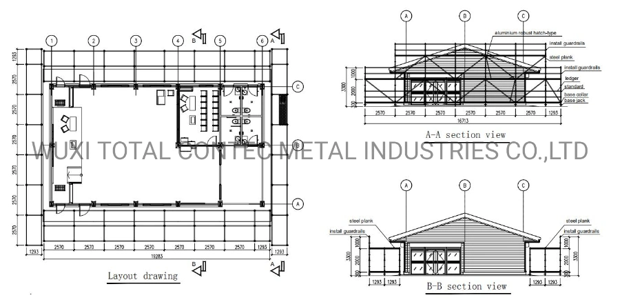 6082-T6 Aluminum Ladder Scaffolding for Ringlock/Frame/Cuplock Formwork