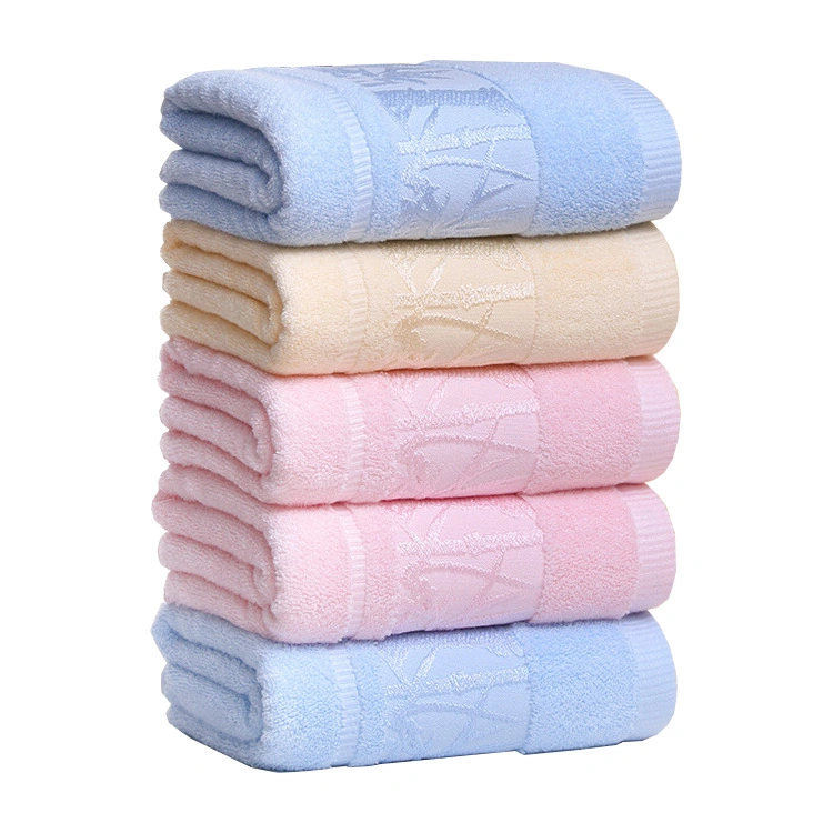 Bath Towel Couples Water Bamboo Charcoal Thickening Ultra Soft Fiber Towel Jacquard Bamboo Cotton Towel