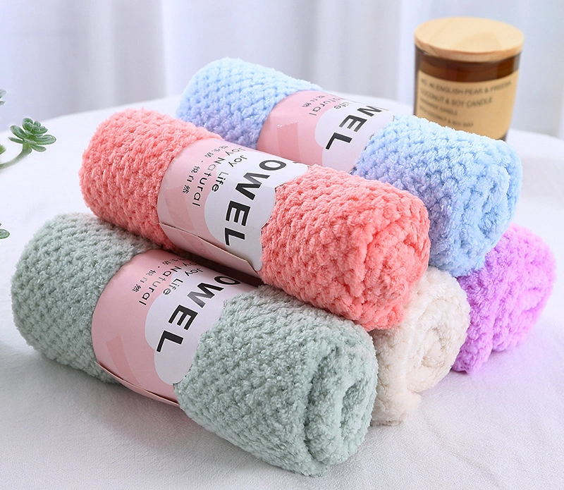 Personalised Design Soft Waffle Hand Towels Personalized Plush Loops Bathing Cloth Towel Set