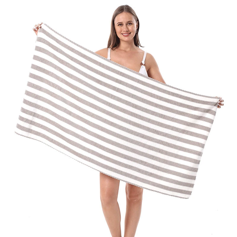 70X140cm White Large Thick Cotton Bath Towels