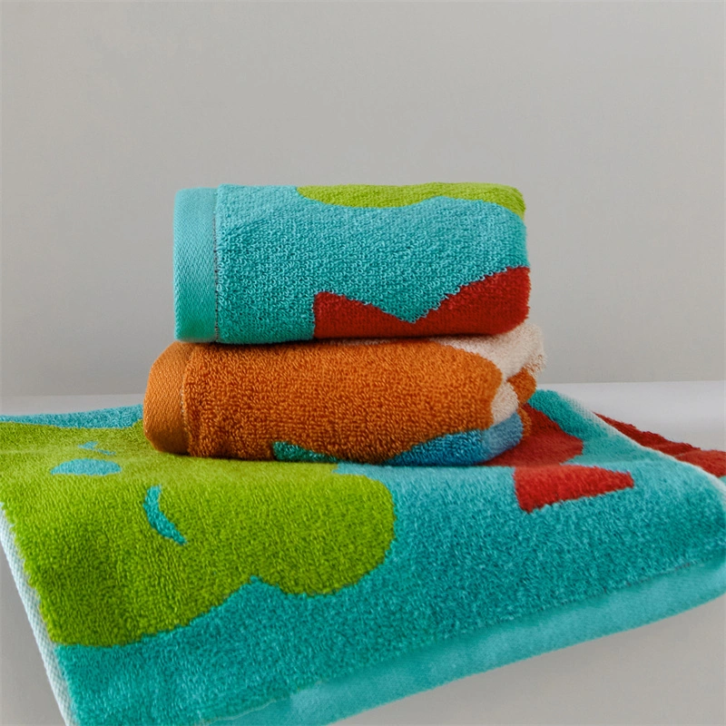 Pack of 2 Cotton Face Towels for Children, Perfect for Gentle Cleansing