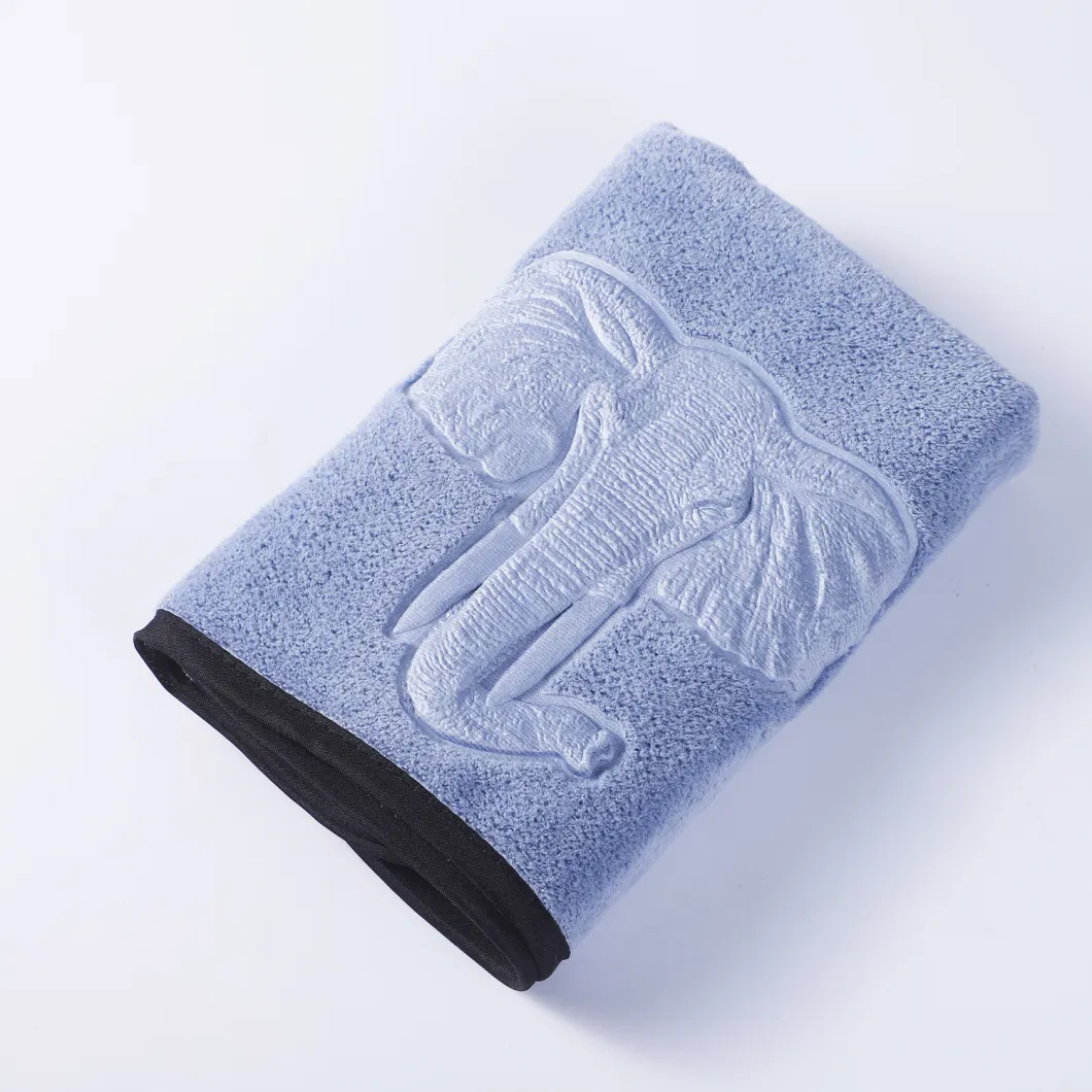 Cloth Edge Hemming Microfiber Towels for Hand&Face Clean, Customized Logo with Good Effects After Long Time Using