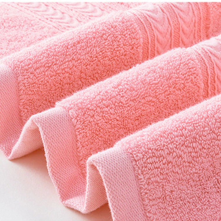 100% Cotton Customized Size Soft China Factory Wholesale Customized Logo Bath Towel 70*140cm