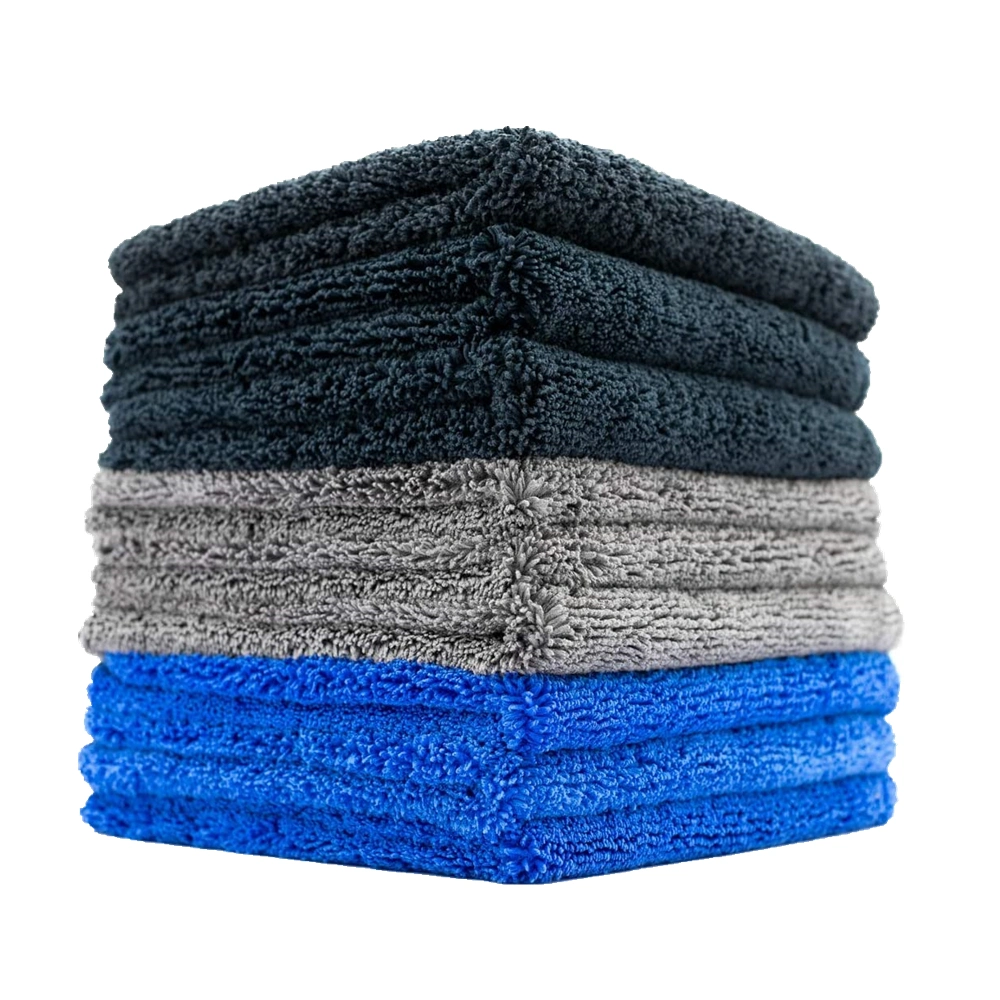 Amazon Hot Sell Wholesale Custom 60X90cm Black 300GSM Microfiber Towel Micro Fiber Hand Face SPA Towel Hair Salon Towel for Curly Hair