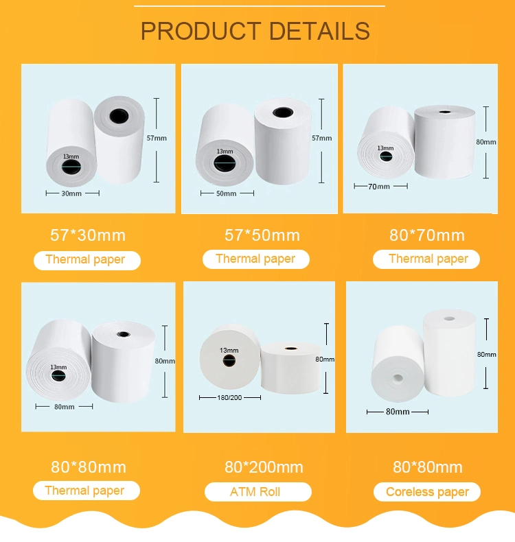 Quality Coreless Thermal Paper Roll for Receipt