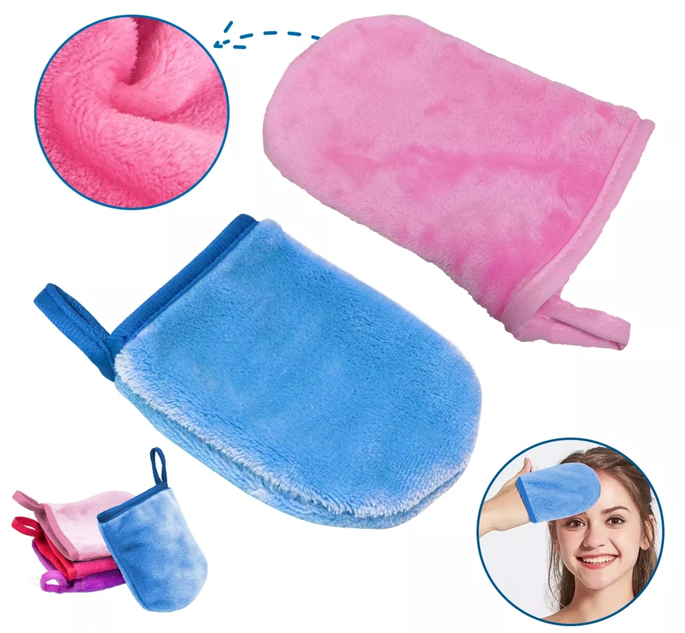 Microfiber Flannel Facial Cleaning Cloth Magic Pocket Makeup Removal Towel