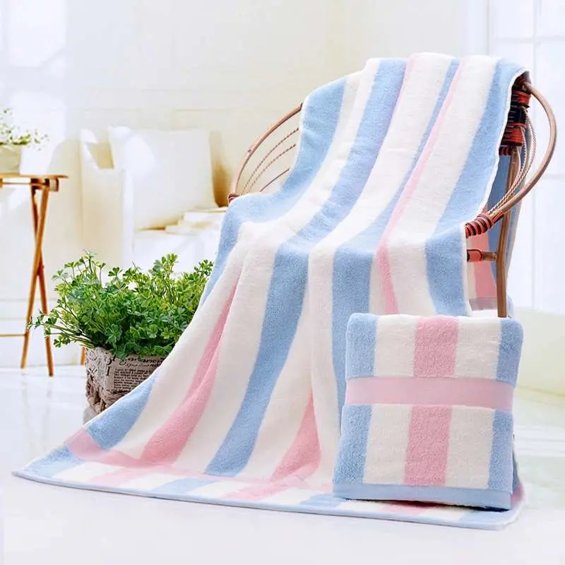 OEM Factory Stock Wholesale Fashion Soft 100% Cotton Quick Dry Bath Towel for Strong Water Absorption