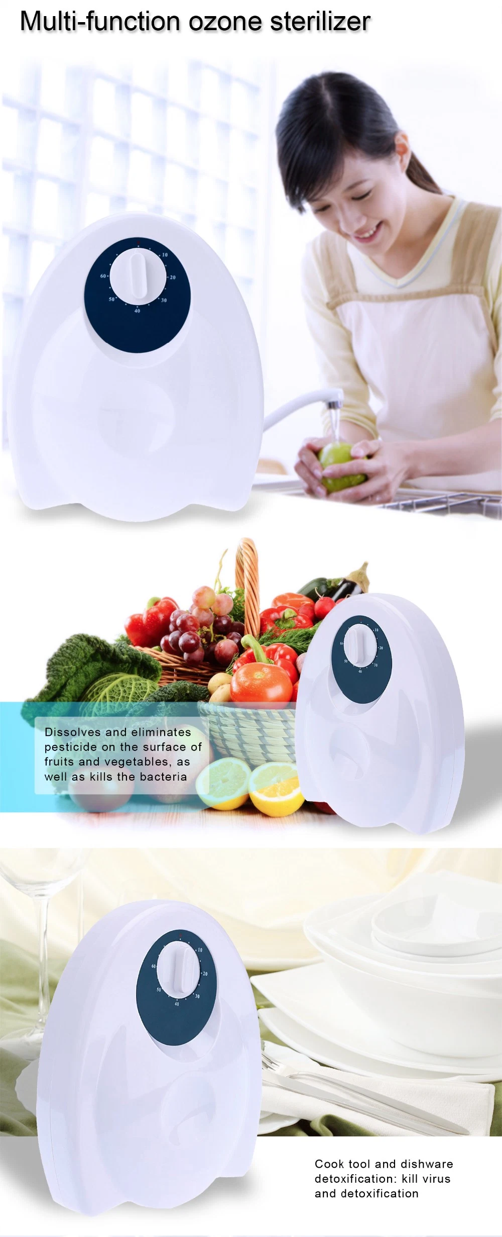 Mini Ozone Purifier for Cleaning Fruit and Vegetable