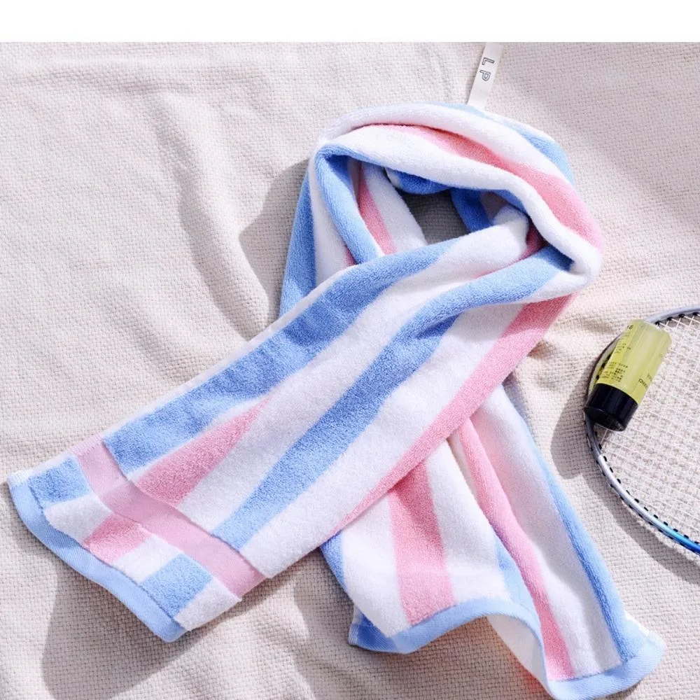 Face Hand Hair Bath Towel Plaid Stripe Cotton Soft Ci20758