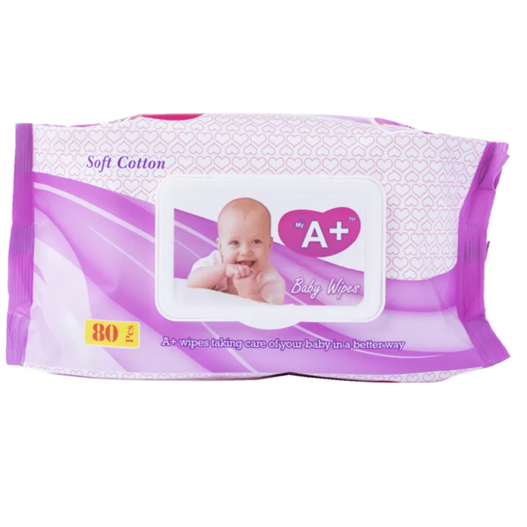 China Factory Cheapest High Quality OEM Disposable Baby Wet Wipes Water Towel for Babies Sensitive Skin