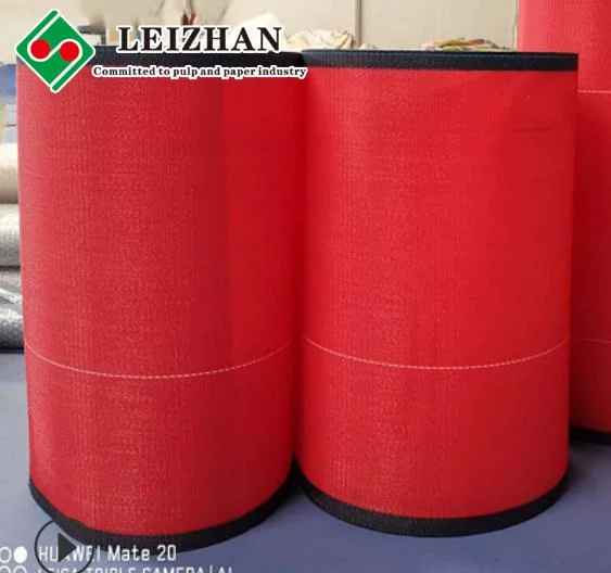 Red Color Melt Blown Cloth Conveyor Belt Fabric