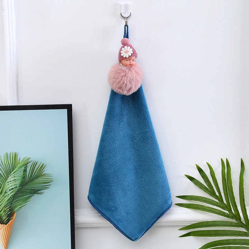 Soft Coral Fleece Hand Face Towel