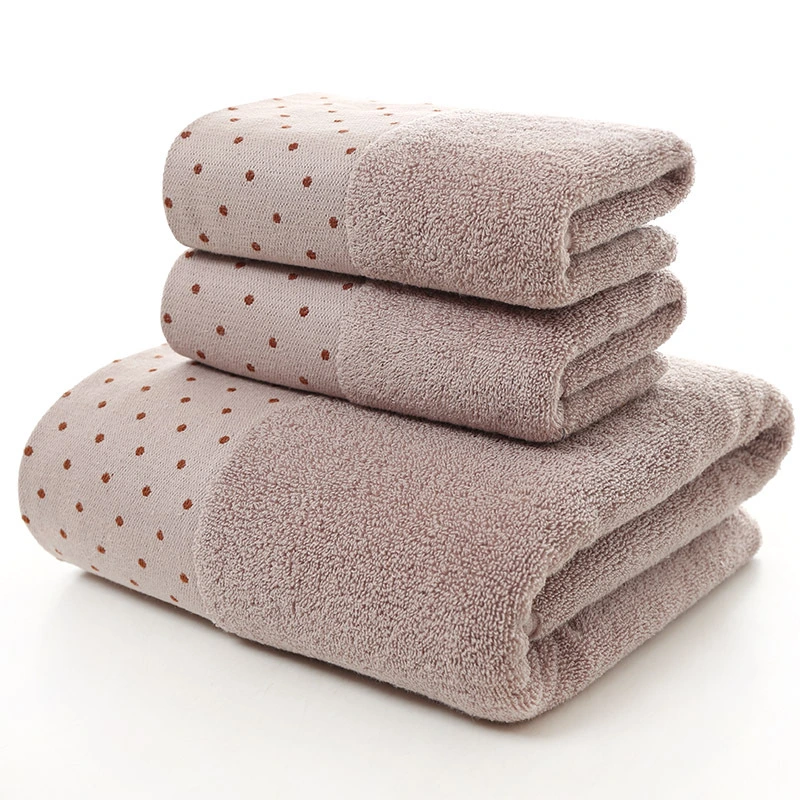 Wholesale Microfiber Cotton Customized Hand Face Bathtowel Towel Set 3PCS