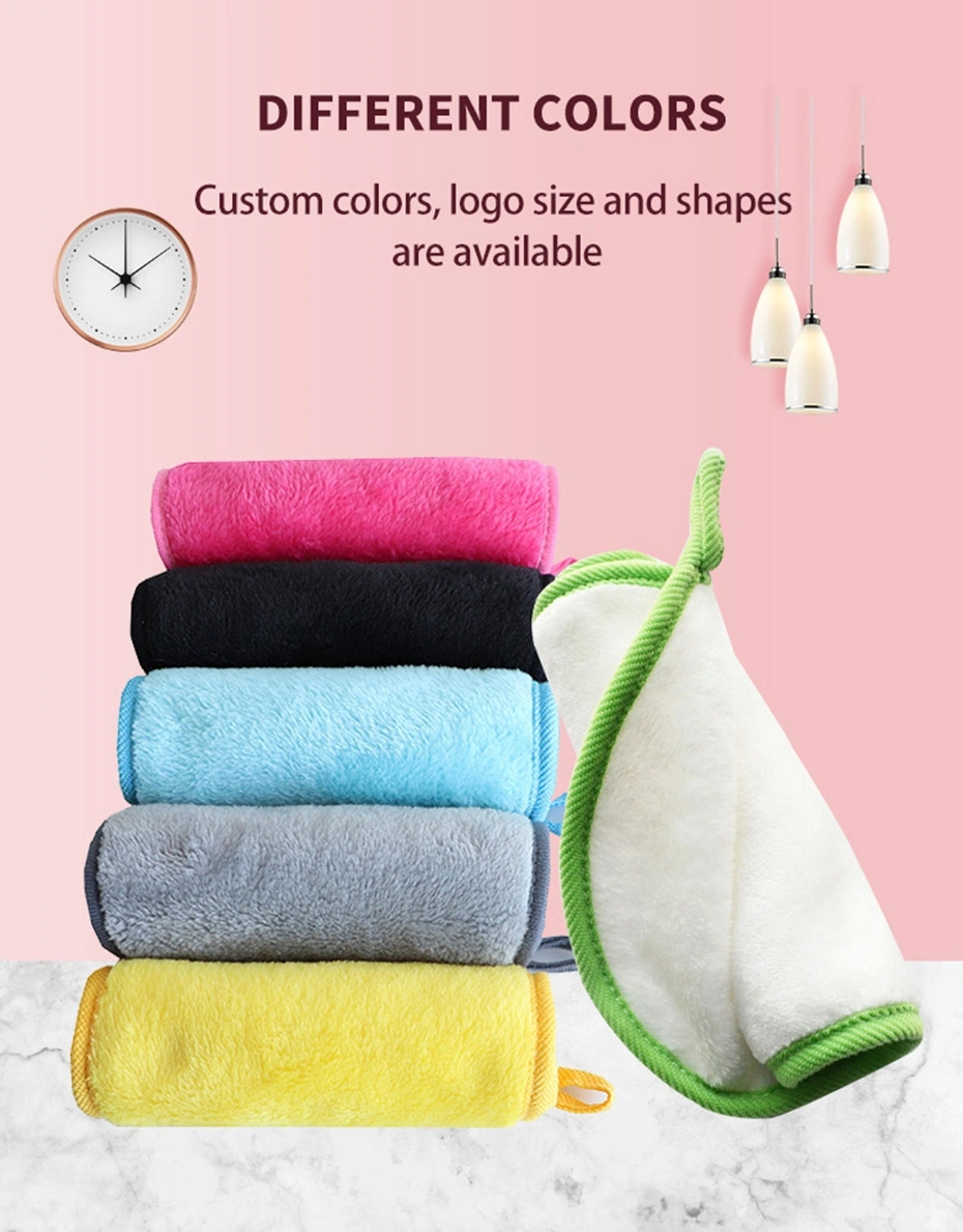 Breathable Flannel Makeup Eraser Towel Face Skin Care Towel