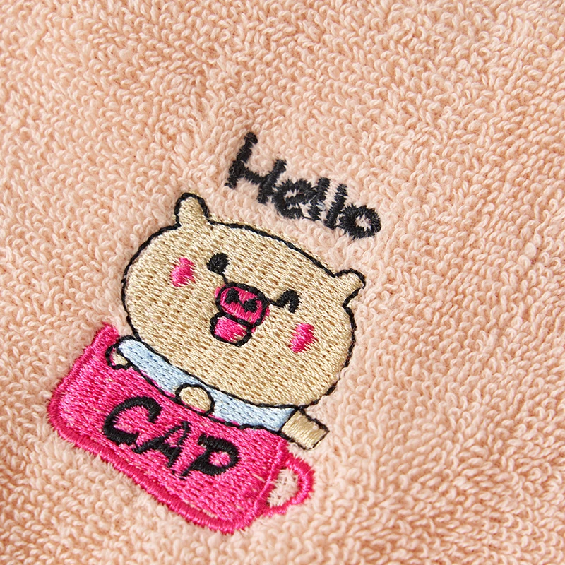 Face Towels Facial Wash Cloths Cotton Fabric Bath Towel Embroidery Logo Hand SPA Bath Towel