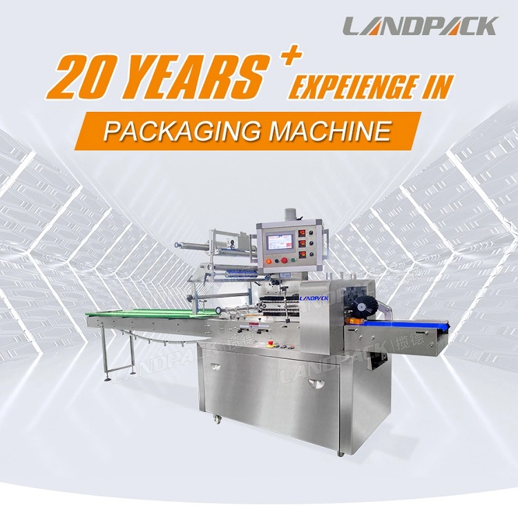 Landpack Lp-250b Full Automatic Flowpack Flow Pack for Popsicle Avocado Packing Machine