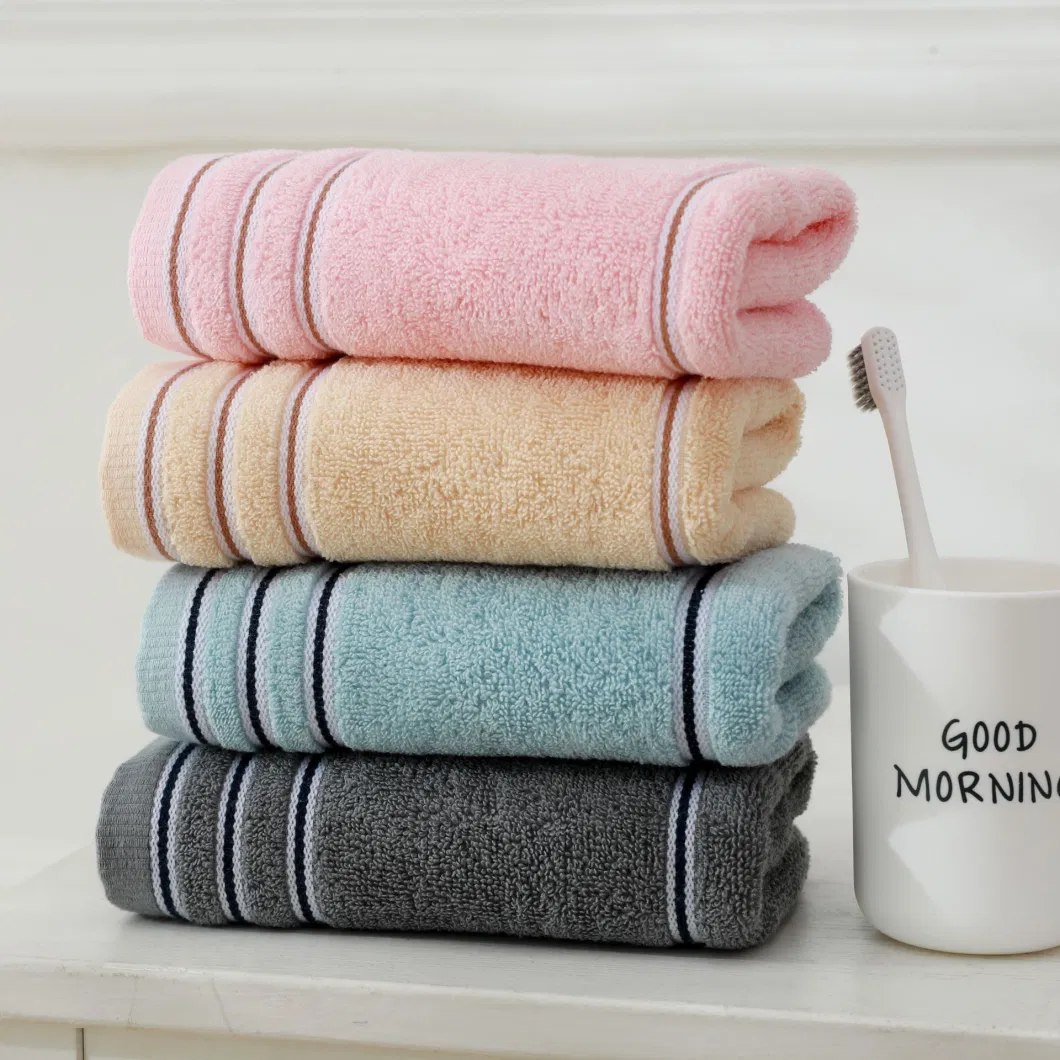 Custom Dobby Cheap Cotton Home Baby Soft Towel SPA Shower Face Towel Bath Towel
