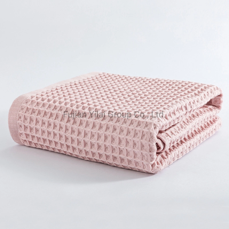 Highly Absorbent Waffle Terry 100% Cotton Hand Bath Body Cleaning Towel Face Bath Towel