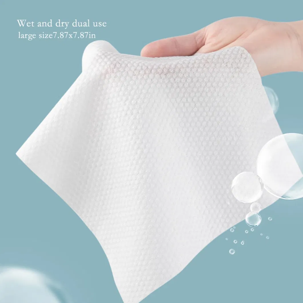 Factory Disposable Cotton Tissues for Washing Face Disposable Face Towels,Makeup Remover Wipes, Clean Facial Wipes for Sensitive Skin,100% Cotton Facial Towels