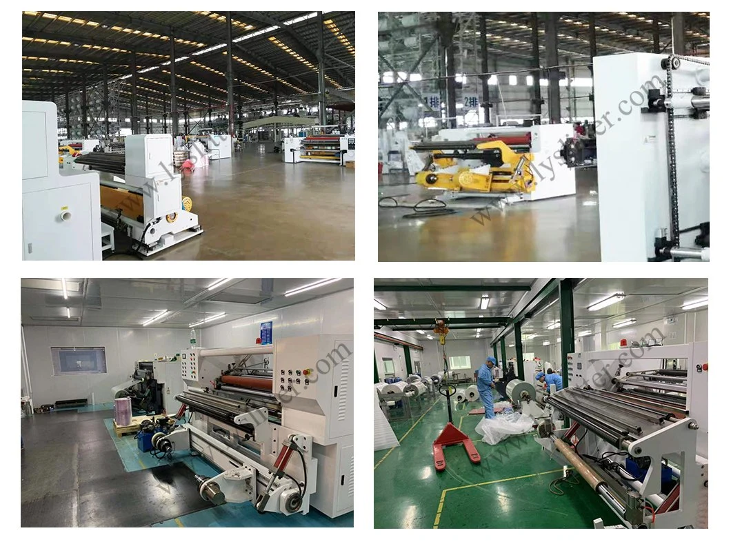 China Manufacture Silicon Coated Paper, Paperboard, Metalized Paper, Paper Turret Rewinding Machine Heavy Duty Jumbo Roll to Small Roll with Turret Rewinding