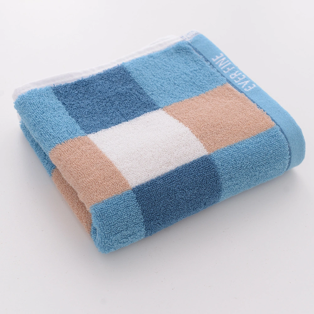 Promotional 100% Organic Cotton Face Towel Cleaning Hand Jacquard Towel