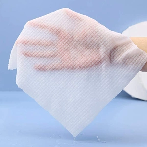Extra Thick Disposable Face Towels, Cotton Tissues, Upgraded 100% Cotton Soft Dry Wipe, Dry and Wet Use for Sensitive Skin
