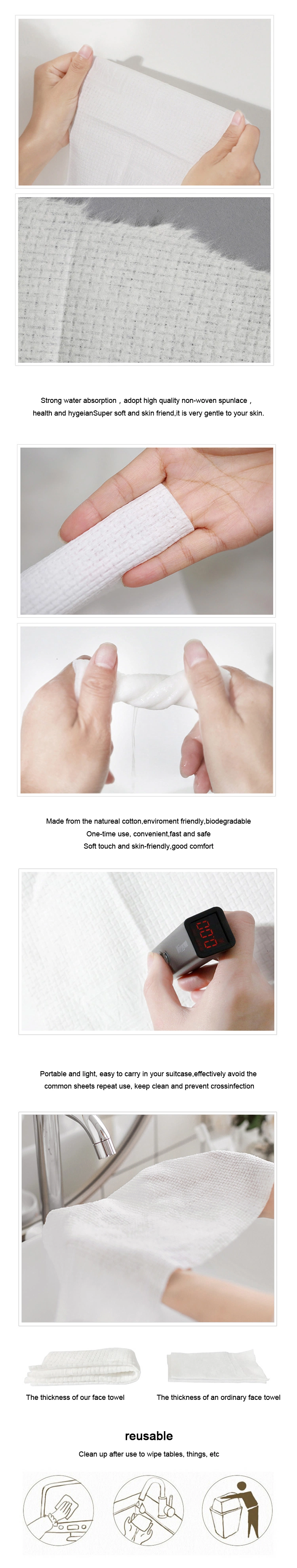 Hot Magic Towel Soft Portable Non-Woven Fabric Disposable Bath Towel Salon SPA Hotel Travel Compressed Towel Tablets